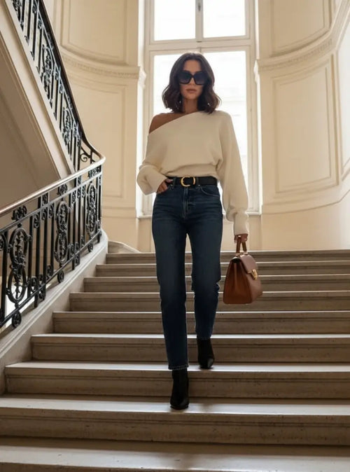 Pull Col Asymétrique Lyrene