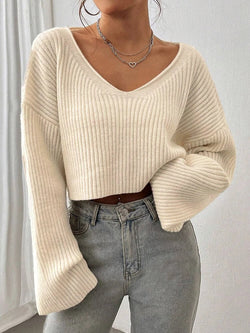 Pull Court Asymétrique en Maille Sophrine