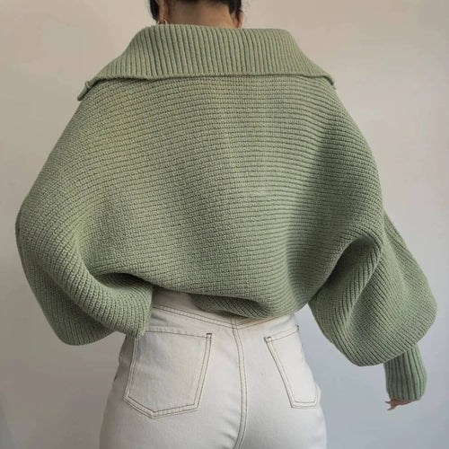 Pull Court en Maille à Col Polo Sylarie