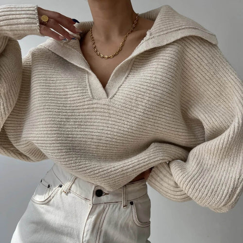 Pull Court en Maille à Col Polo Sylarie