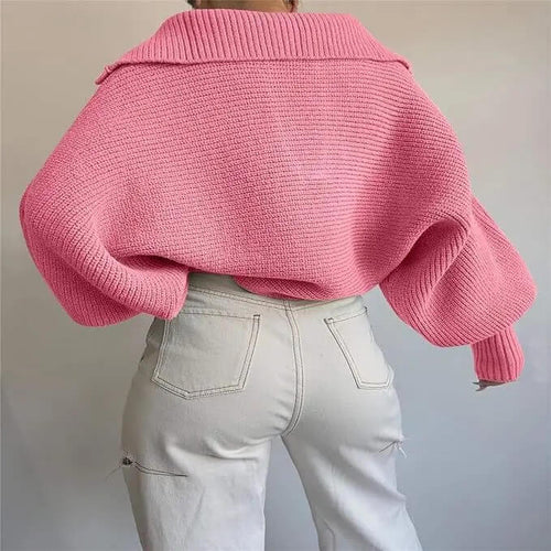 Pull Court en Maille à Col Polo Sylarie