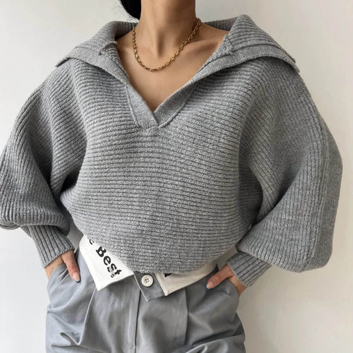 Pull Court en Maille à Col Polo Sylarie