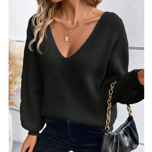 Pull en Maille à Dos Nu Jovelle