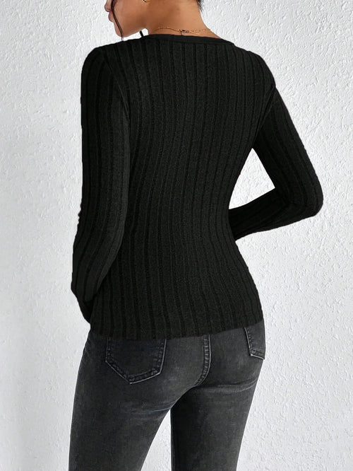 Pull Fin Côtelé Harmonie