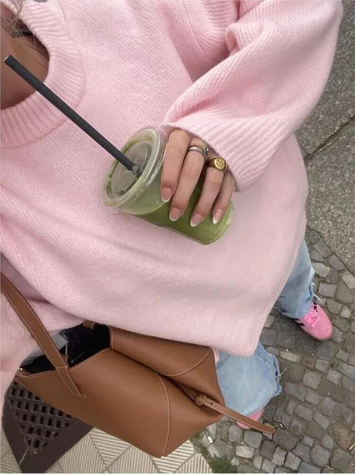 Pull Oversize à Col Montant Avelia