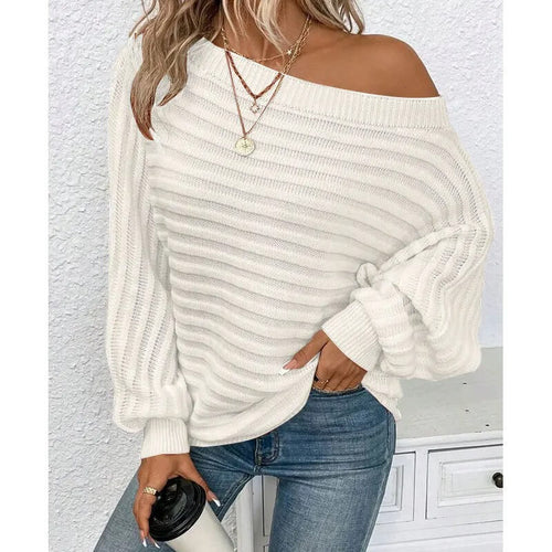 Pull Oversize en Maille Asymétrique Armelle