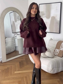 Pull Oversize en Maille Douce Seralys