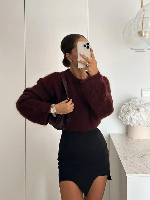 Pull Oversize en Maille Douce Seralys