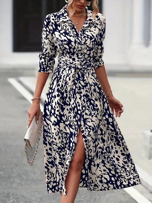 Robe Chemise Midi Imprimée Amalfi