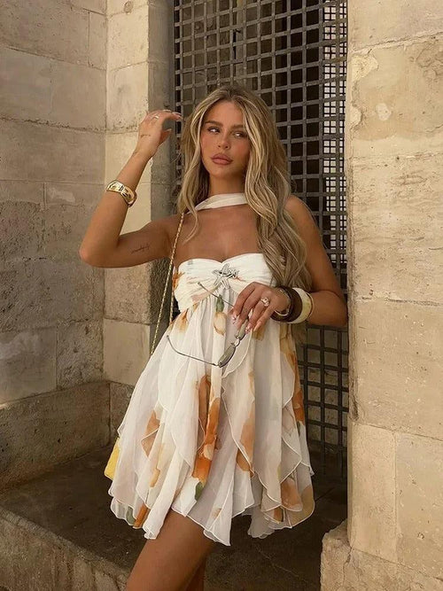 Robe Courte Bustier Fluide Lilia