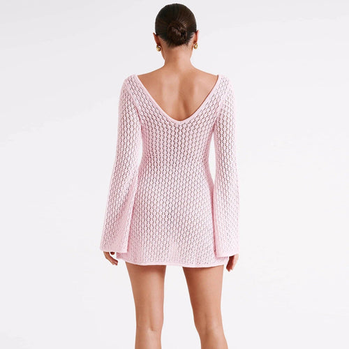 Robe Courte en Crochet Aléria