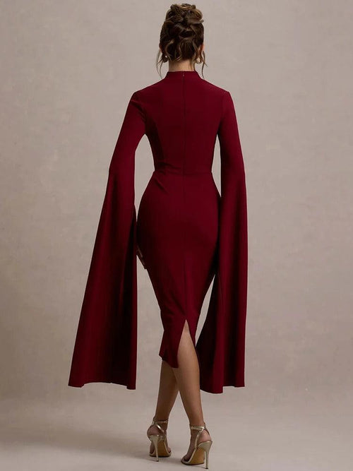 Robe de Soirée à Manches Cape Luna