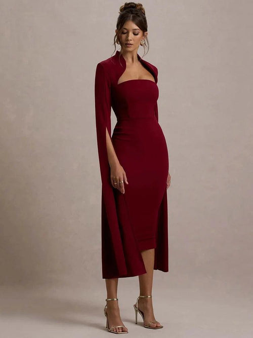 Robe de Soirée à Manches Cape Luna
