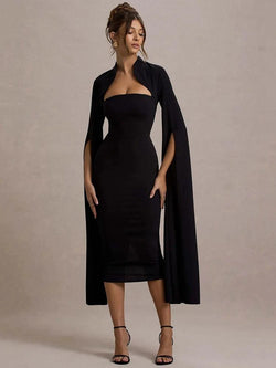 Robe de Soirée à Manches Cape Luna