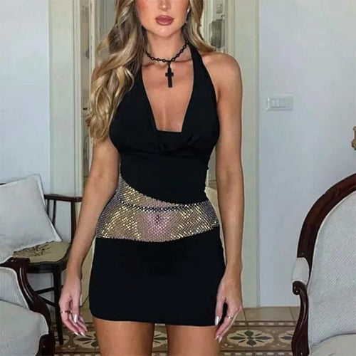 Robe de Soirée Dos Nu Scintillante Elviane