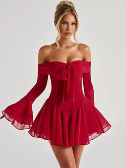 Robe de Soirée Épaules Dénudées Léonie