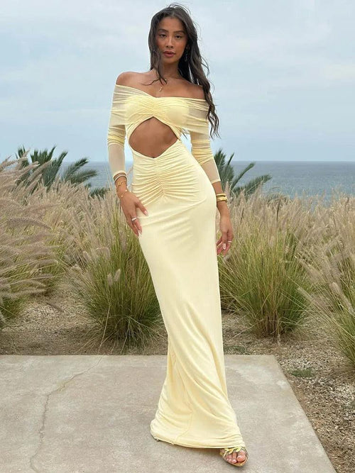 Robe de Soirée Épaules Dénudées Siena