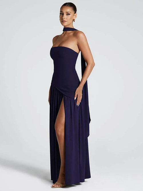 Robe Longue de Soirée Bustier Océane