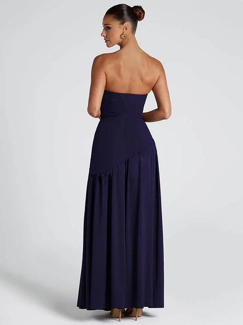 Robe Longue de Soirée Bustier Océane