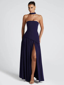 Robe Longue de Soirée Bustier Océane