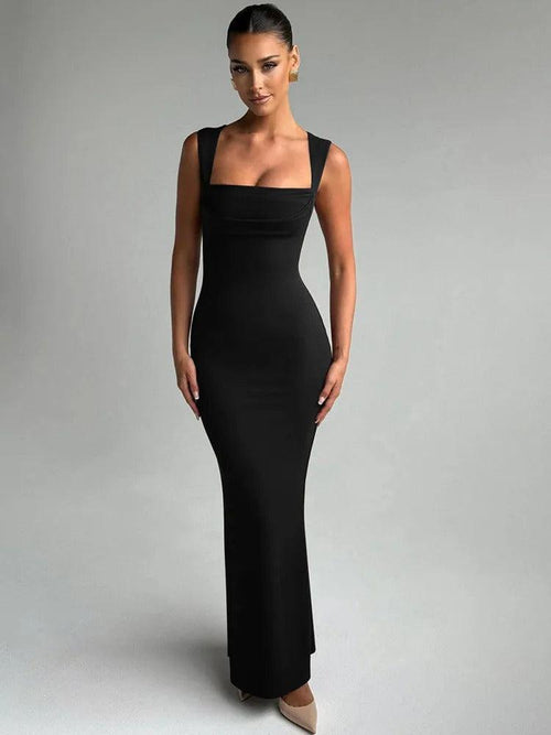 Robe Longue de Soirée Coupe Sirène Fleur