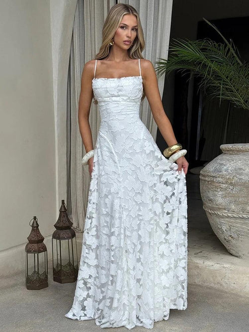Robe Longue de Soirée Évasée Mona