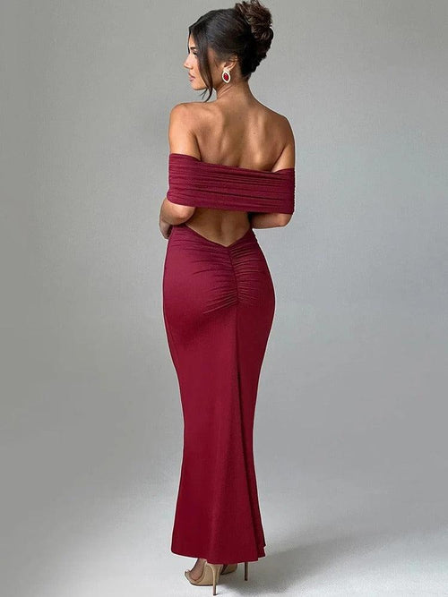 Robe Longue Épaules Dénudées Calista