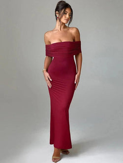 Robe Longue Épaules Dénudées Calista