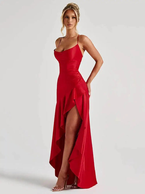 Robe Longue Satinée Raphaëlle