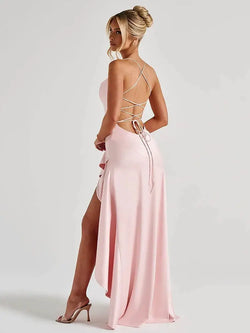 Robe Longue Satinée Raphaëlle