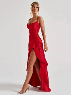 Robe Longue Satinée Raphaëlle