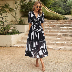 Robe Midi à Imprimé Floral Veron
