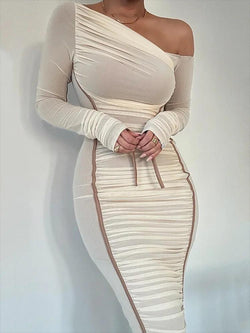 Robe Midi Asymétrique Iris