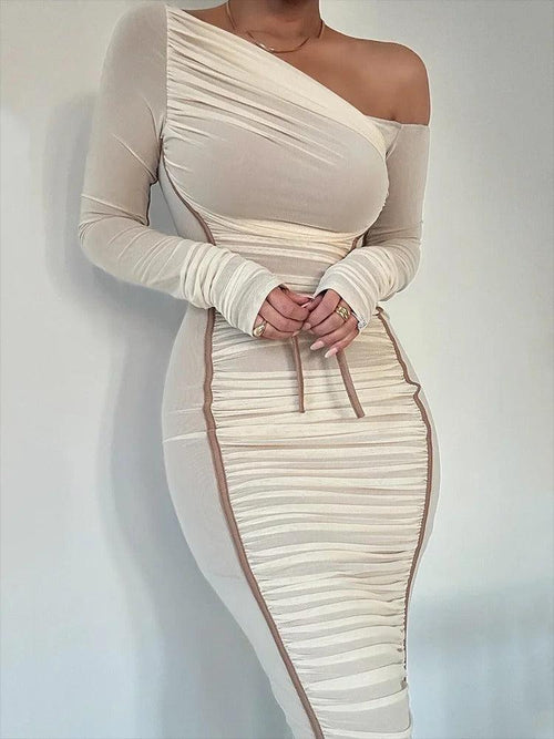 Robe Midi Asymétrique Iris