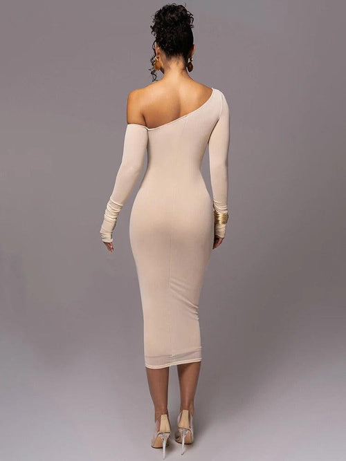Robe Midi Asymétrique Iris