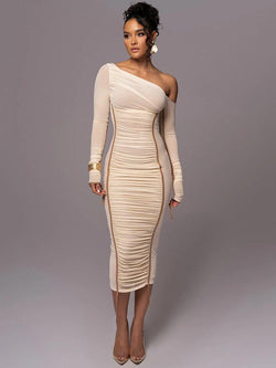 Robe Midi Asymétrique Iris