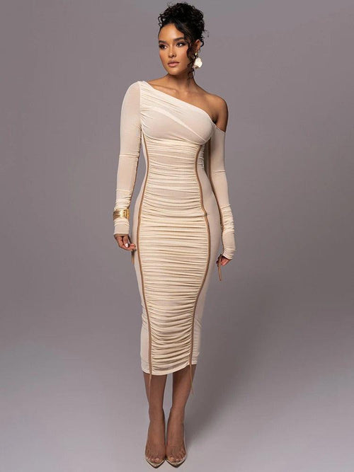 Robe Midi Asymétrique Iris