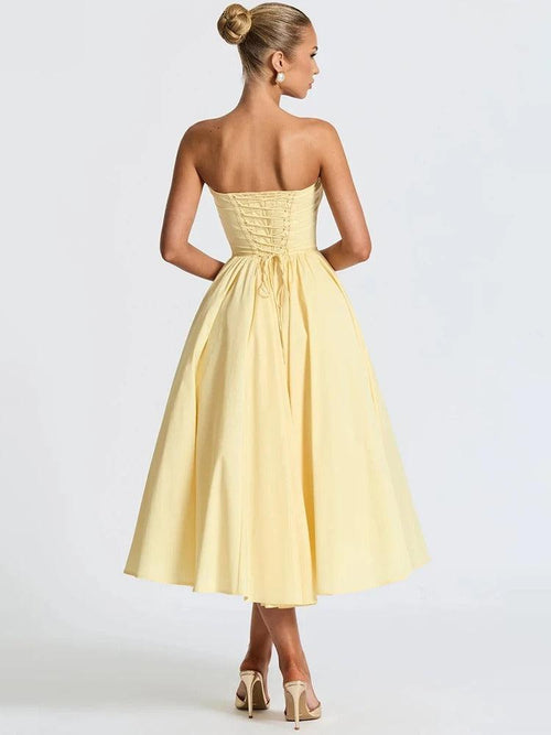 Robe Midi Bustier Style Corset Constance
