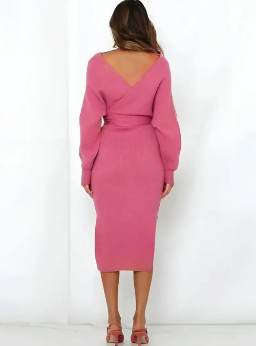 Robe Midi Cache-Cœur Lorraine