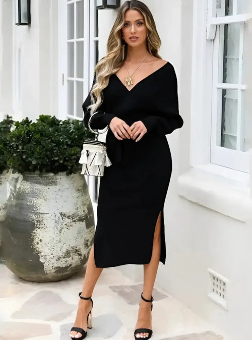 Robe Midi Cache-Cœur Lorraine