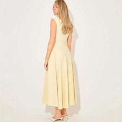 Robe Midi Évasée Sans Manches Sisi