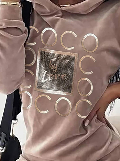 Robe Sweat en Velours Croisière