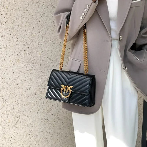Sac à Main Matelassé Léopoldine - Noir