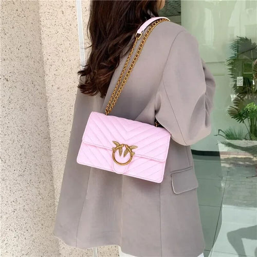Sac à Main Matelassé Léopoldine - Rose