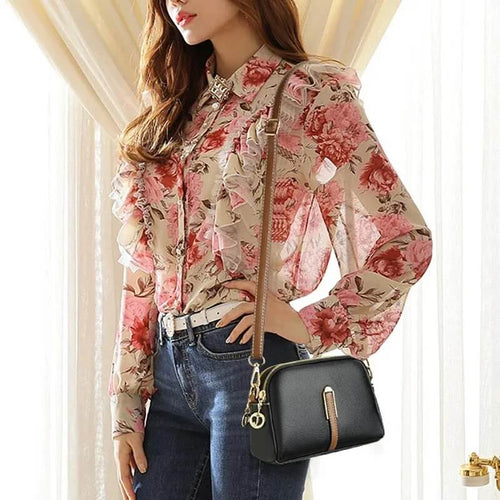Sac Bandoulière Compact Isaline - Noir