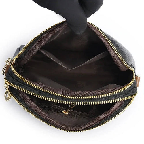 Sac Bandoulière Compact Isaline - Noir