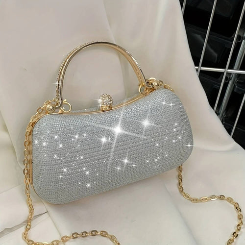Sac Minaudière à Strass Luce - Argent