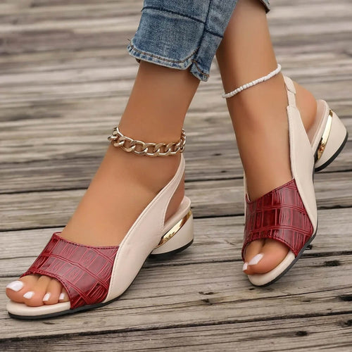 Sandales à Petit Talon Bloc Lysara