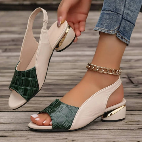 Sandales à Petit Talon Bloc Lysara