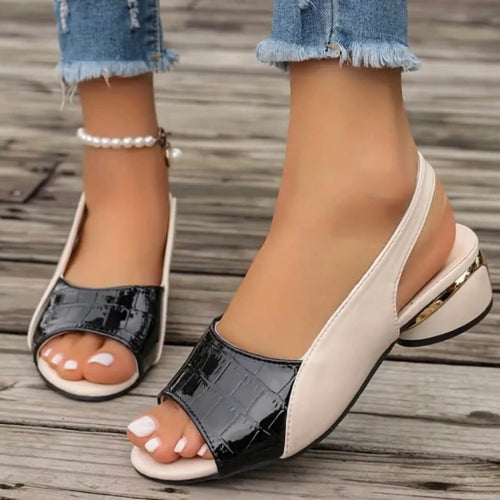 Sandales à Petit Talon Bloc Lysara